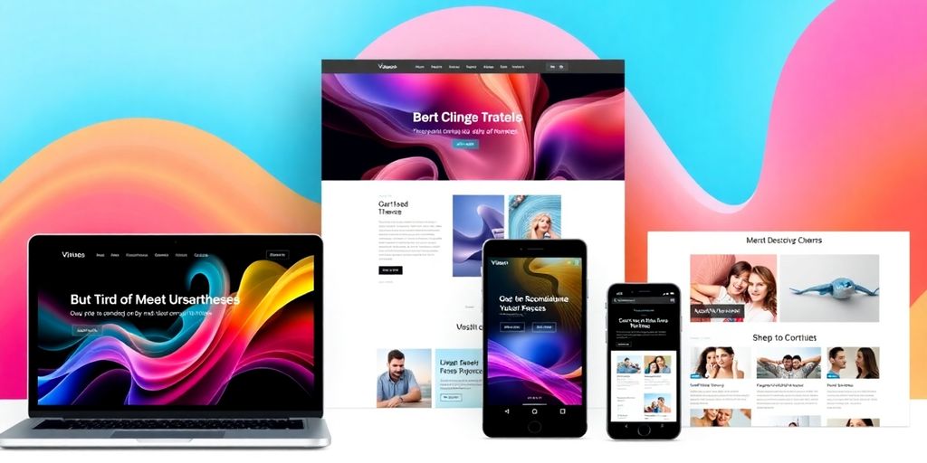 Responsive WordPress-Themes auf verschiedenen Geräten.