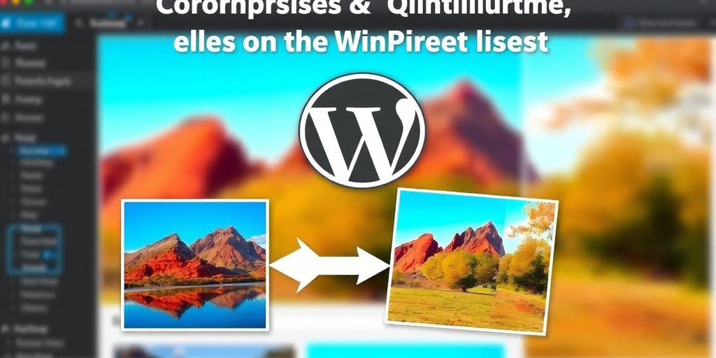 Bilderkompression und Optimierung in WordPress.